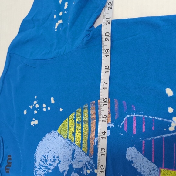 Billy Idol Tour 1984 Bleach Splatter T Shirt Women's or Men's Size Medium NWT - Picture 5 of 7